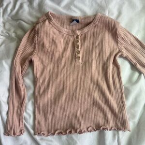 Old Navy Kids Pink Ribbed Top